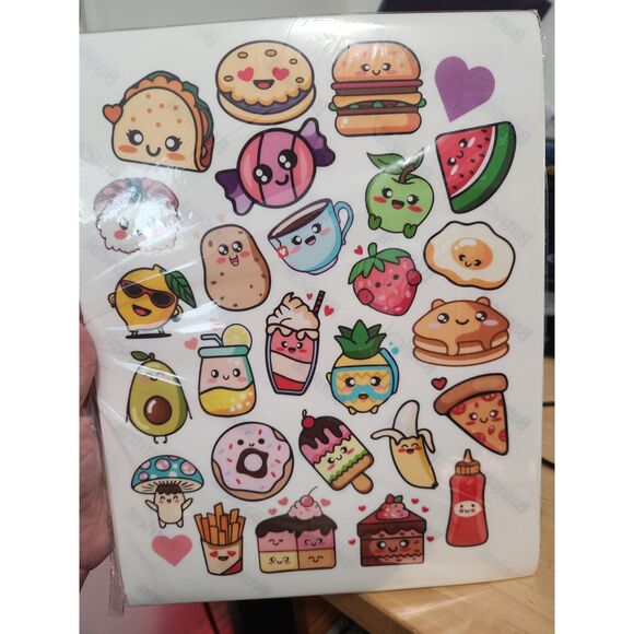 90% Clear Sticker Paper-25 Sheets, 8.5 x 11" Letter Size, Transparent Glossy - Picture 3 of 3